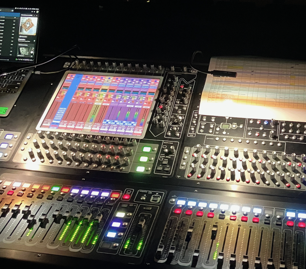 Recording studio setup